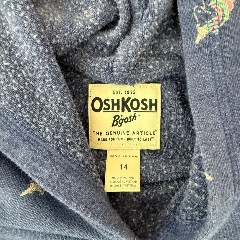 OshKosh B'gosh Navy Unicorn Print Hoodie